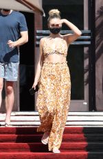 KELSEA BALLERINI Leaves Her Hotel in Miami 04/01/2021