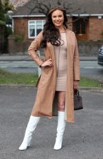 KELSEY STRATFORD on the Set of The Only Way is Essex 04/11/2021