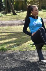 KELSEY STRATFORD Training for Her Upcoming Marathon in London 04/28/2021