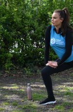 KELSEY STRATFORD Training for Her Upcoming Marathon in London 04/28/2021