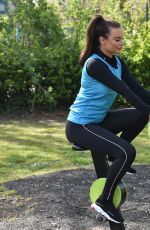 KELSEY STRATFORD Training for Her Upcoming Marathon in London 04/28/2021