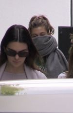 KENDALL JENNER and HAILEY BIEBER Leaves Pilates Class in West Hollywood 04/21/2021