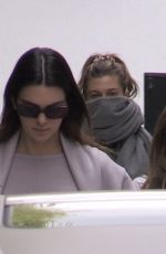 KENDALL JENNER and HAILEY BIEBER Leaves Pilates Class in West Hollywood 04/21/2021