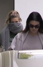 KENDALL JENNER and HAILEY BIEBER Leaves Pilates Class in West Hollywood 04/21/2021