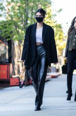 KENDALL JENNER and JOAN SMALLS Leaves Greenwich Hotel in New York 04/26/2021