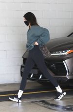 KENDALL JENNER Arrives at a Workout Session in West Hollywood 04/22/2021