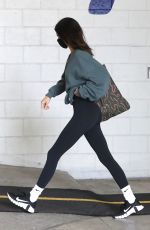 KENDALL JENNER Arrives at a Workout Session in West Hollywood 04/22/2021