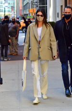 KENDALL JENNER Leaves Four Seasons Hotel in New York 04/26/2021