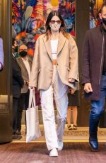 KENDALL JENNER Leaves Four Seasons Hotel in New York 04/26/2021