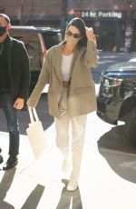 KENDALL JENNER Leaves Four Seasons Hotel in New York 04/26/2021