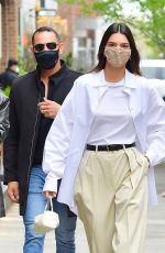 KENDALL JENNER Out for Brunch with Friends in New York 04/27/2021