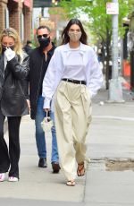 KENDALL JENNER Out for Brunch with Friends in New York 04/27/2021