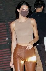 KENDALL JENNER Out for Dinner at Nobu in Malibu 04/18/2021
