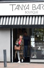 KERRY KATONA Shopping at Tanya Bardsleys Boutique in Wilmslow 04/27/2021