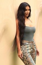 KIM KARDASHIAN Arrives at her SKIMS Pop-up Store at The Grove in Los Angeles 04/07/2021