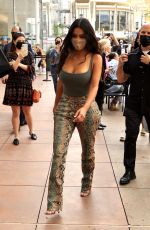 KIM KARDASHIAN Arrives at her SKIMS Pop-up Store at The Grove in Los Angeles 04/07/2021