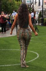 KIM KARDASHIAN Arrives at her SKIMS Pop-up Store at The Grove in Los Angeles 04/07/2021