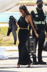 KIM KARDASHIAN Out and About in Miami 04/17/2021