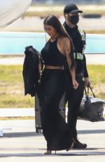 KIM KARDASHIAN Out and About in Miami 04/17/2021