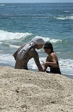 KOURTNEY KARDASHIAN and Travis Barker in Laguna Beach 04/19/2021