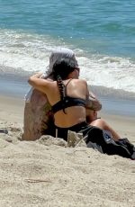 KOURTNEY KARDASHIAN and Travis Barker in Laguna Beach 04/19/2021