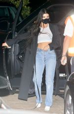 KOURTNEY KARDASHIAN Arrives at Nobu in Malibu 04/07/2021