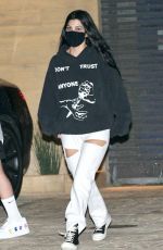 KOURTNEY KARDASHIAN Out for Post Birthday Dinner in Malibu 04/19/2021