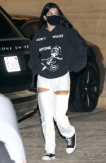 KOURTNEY KARDASHIAN Out for Post Birthday Dinner in Malibu 04/19/2021