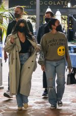 KOURTNEYKARDASHIAN and  Stephanie Shepherd at Taverna Tony in Malibu 04/06/2021