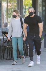 KRISTEN BELL at a Pilates Class in Los Angeles 04/09/2021 