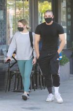 KRISTEN BELL at a Pilates Class in Los Angeles 04/09/2021 