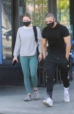 KRISTEN BELL at a Pilates Class in Los Angeles 04/09/2021 
