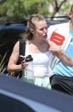 KRISTEN BELL Leaves a Gym in Los Feliz 04/17/2021