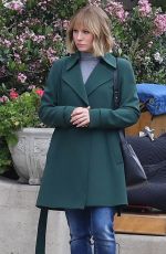 KRISTEN BELL on the Set of The Woman in the House in Los Angeles 04/13/2021
