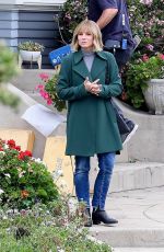 KRISTEN BELL on the Set of The Woman in the House in Los Angeles 04/13/2021