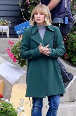 KRISTEN BELL on the Set of The Woman in the House in Los Angeles 04/13/2021