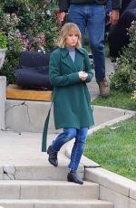 KRISTEN BELL on the Set of The Woman in the House in Los Angeles 04/13/2021