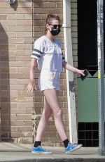 KRISTEN STEWART and DLAN MEYER Out in Los Angeles 04/10/2021