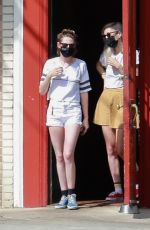 KRISTEN STEWART and DLAN MEYER Out in Los Angeles 04/10/2021