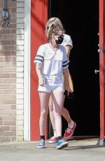 KRISTEN STEWART and DLAN MEYER Out in Los Angeles 04/10/2021