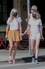 KRISTEN STEWART and DLAN MEYER Out in Los Angeles 04/10/2021