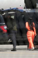 KYLIE JENNER Arrives in Palm Springs 04/01/2021