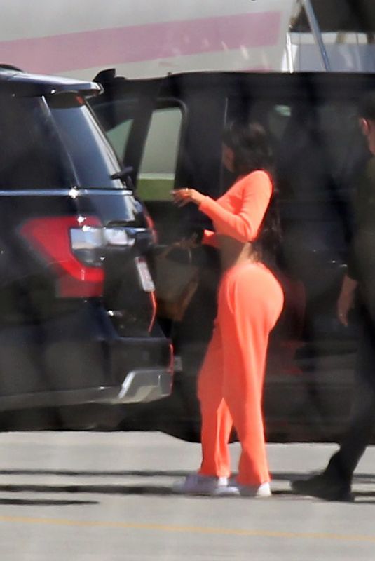 KYLIE JENNER Arrives in Palm Springs 04/01/2021