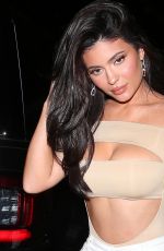 KYLIE JENNER Out for Dinner in Beverly Hills 04/24/2021