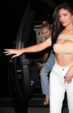 KYLIE JENNER Out for Dinner in Beverly Hills 04/24/2021