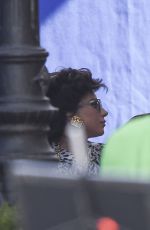 LADY GAGA and Adam Driver on the Set of The house of Gucci in Rome 03/31/2021