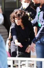 LADY GAGA Arrives on the Set of House of Gucci in Rome 04/01/2021