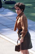 LADY GAGA on the Set of House of Gucci in Rome 04/02/2021