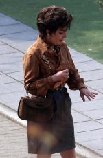 LADY GAGA on the Set of House of Gucci in Rome 04/02/2021