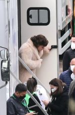 LADY GAGA on the Set of House Of Gucci in Rome 04/07/2021